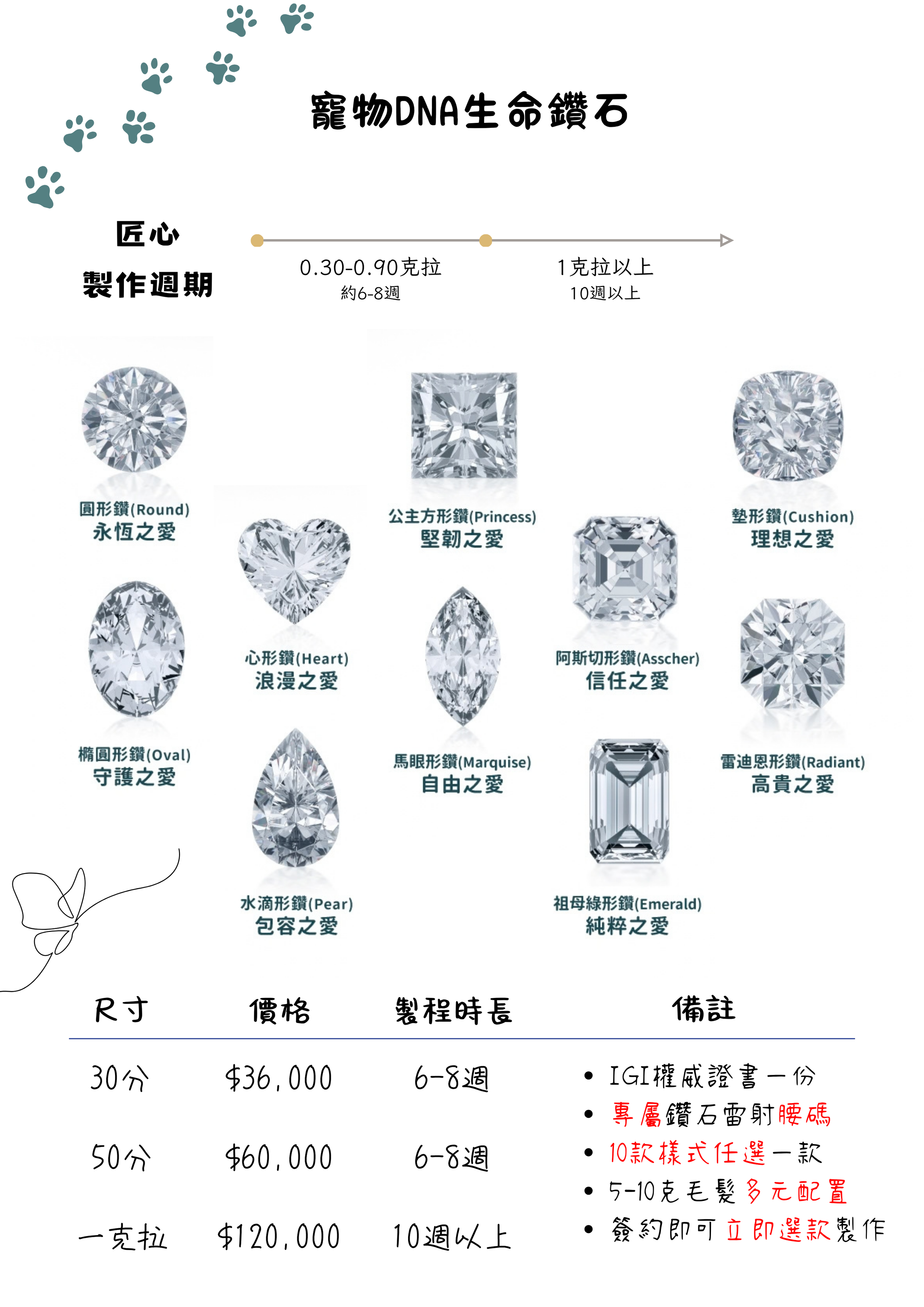 寵物DNA生命鑽石方案